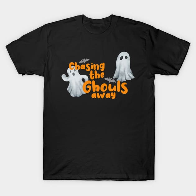 Halloween Ghost ghouls T-Shirt by KZK101